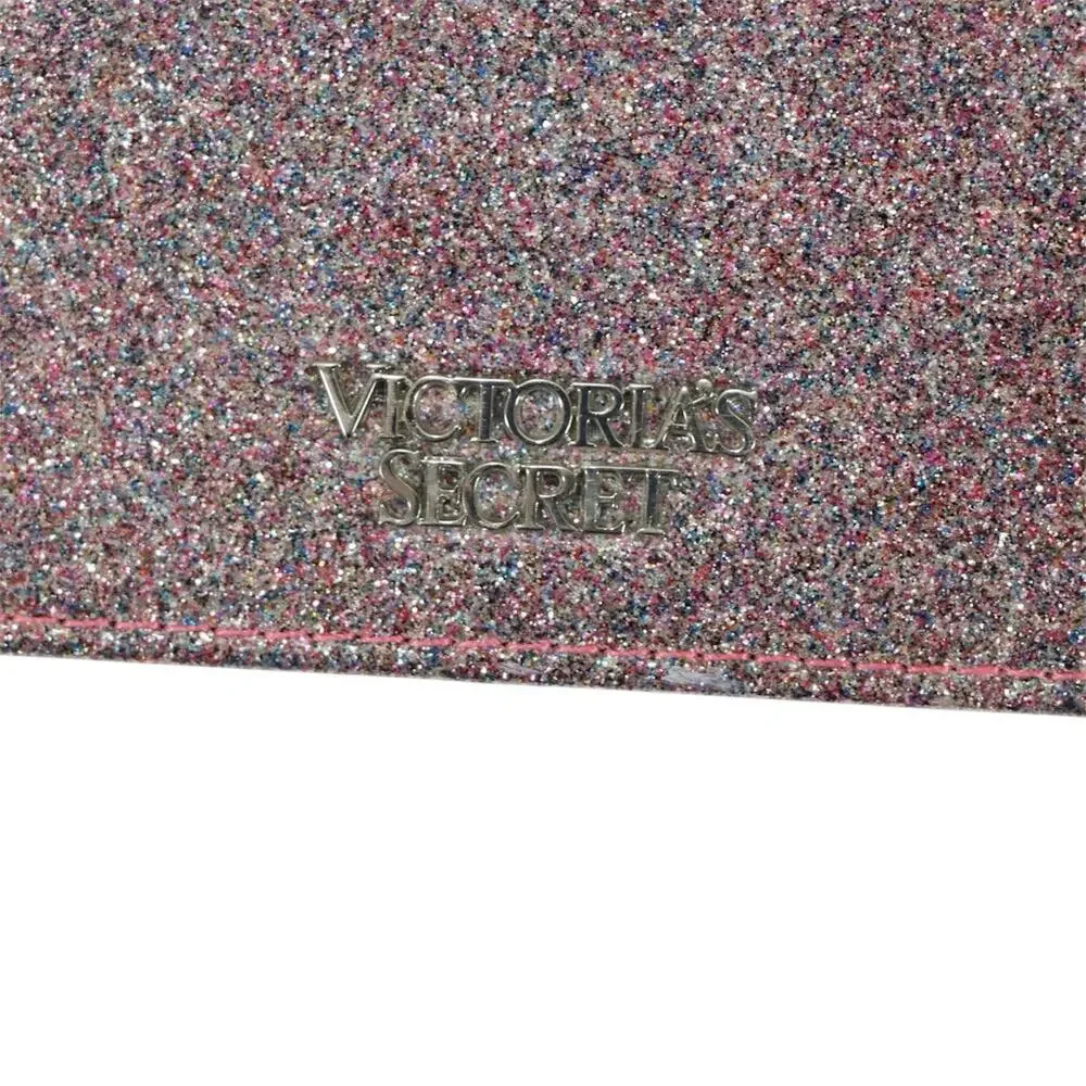 Victoria’s Secret Pink Glitter Journal Notebook w/ Pen Snap Closure Sparkly
